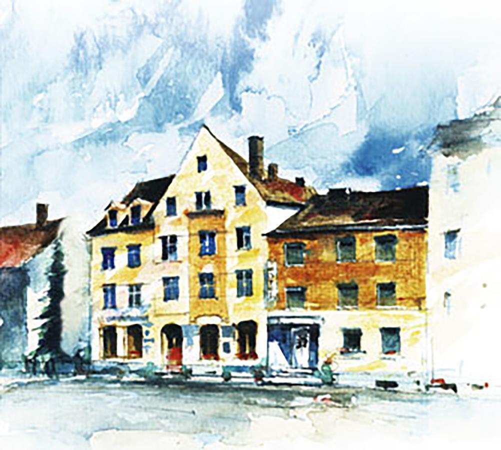 Hotel Augsburg Goldener Falke ภายนอก รูปภาพ